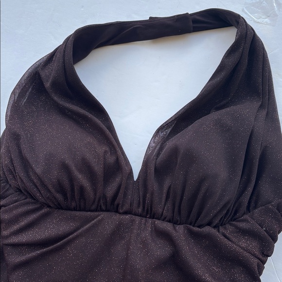 Vintage Y2K Whimsigoth Fairy Maxi Dress Sparkle Sexy Ruffle Hot Long Gown Prom - Picture 10 of 17